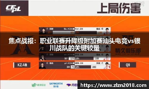 焦点战报：职业联赛升降级附加赛汕头电竞vs银川战队的关键较量